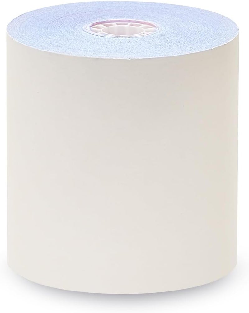 WRB SUPPLY 3 X 65' 3-ply White/Canary/Pink Carbonless Kitchen Paper 50 Rolls TMU 220, 50 Rolls - Image 2